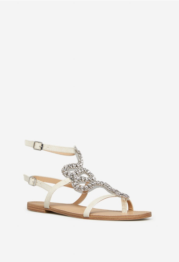 CANTONA FLAT SANDAL Bone