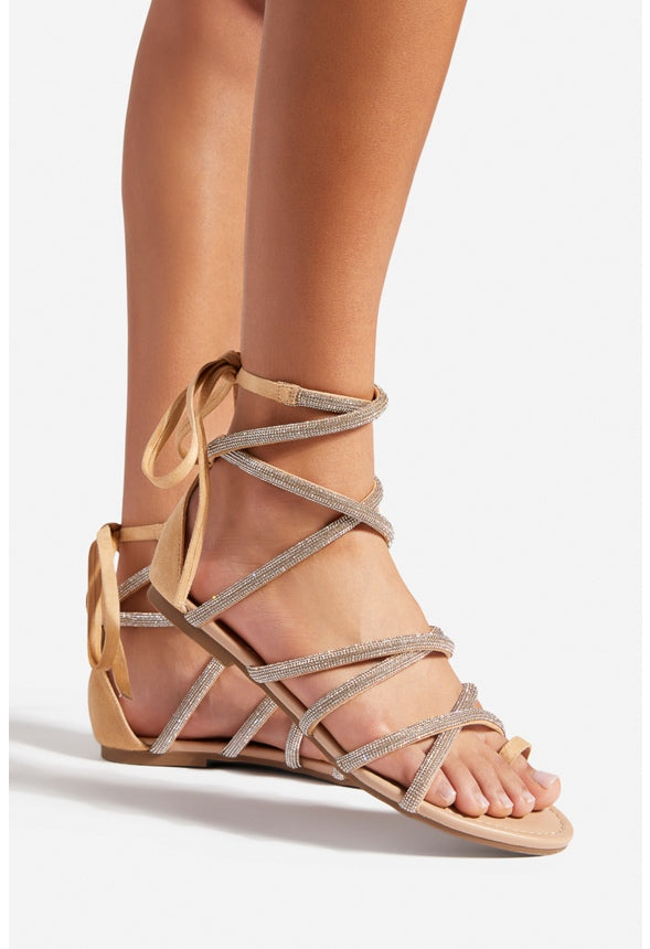 PARUL FLAT SANDAL Beige