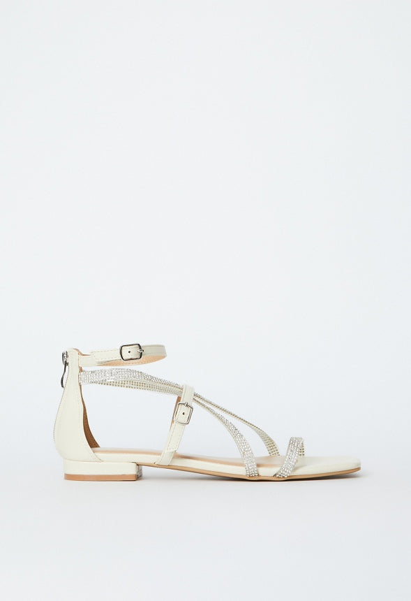 MERRARI FLAT SANDAL Bone