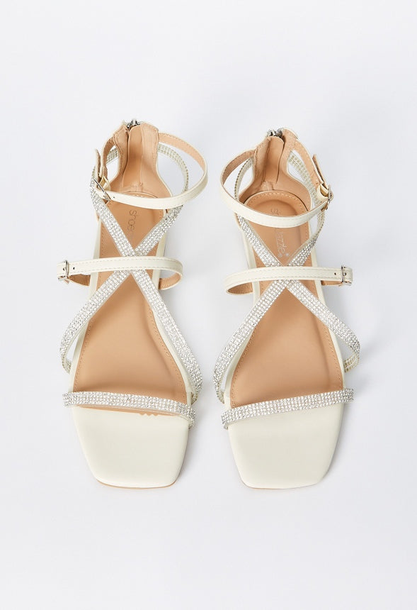 MERRARI FLAT SANDAL Bone
