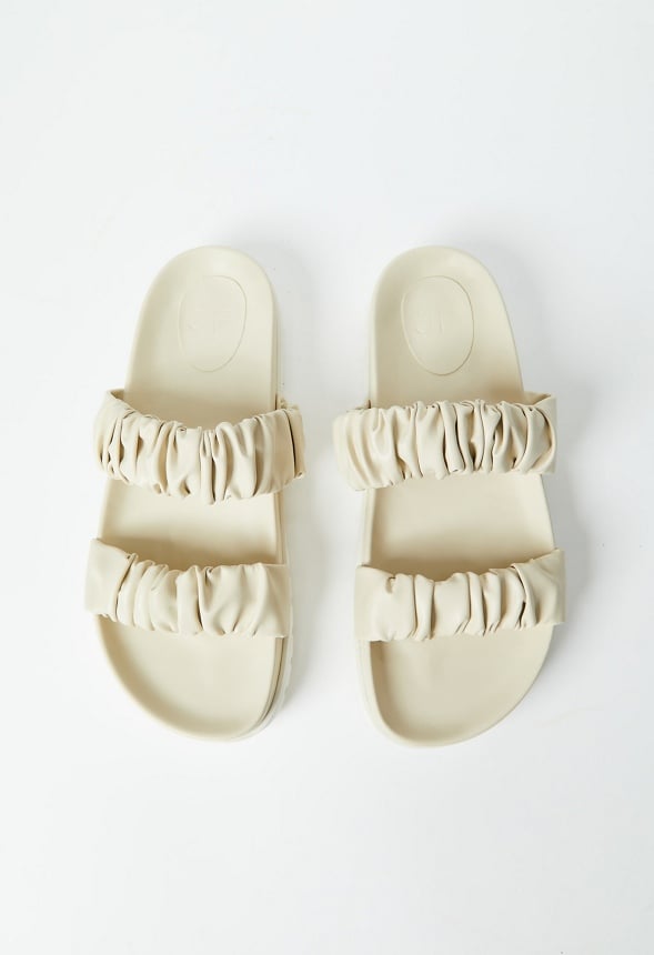 EVA FLAT SLIDE SANDAL Birch