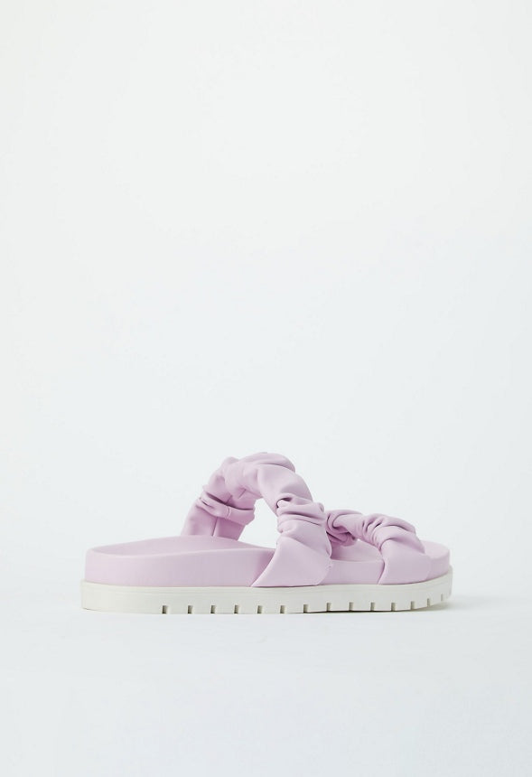 EVA FLAT SLIDE SANDAL Lilac Snow