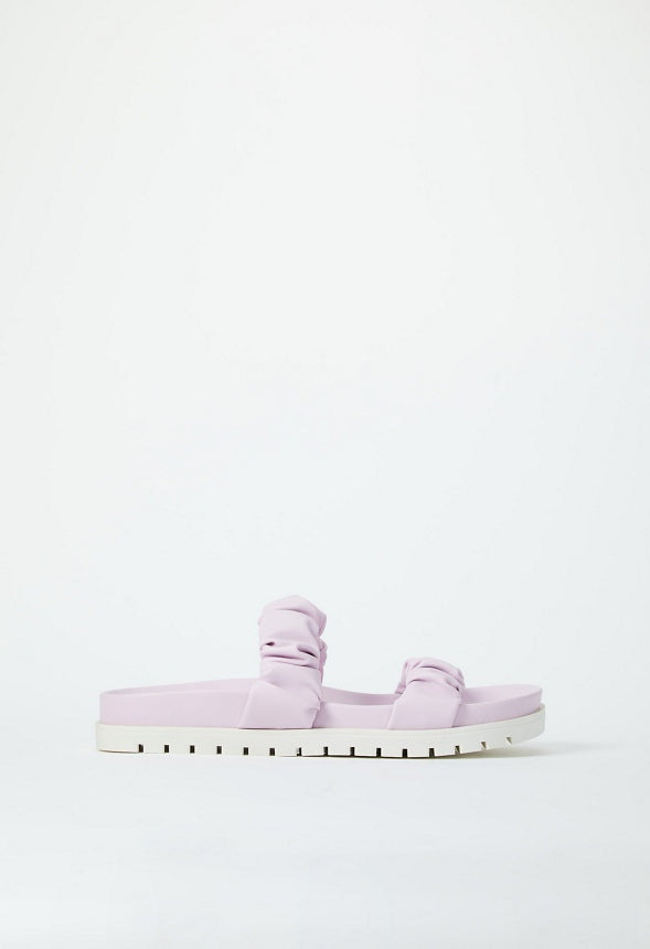 EVA FLAT SLIDE SANDAL Lilac Snow