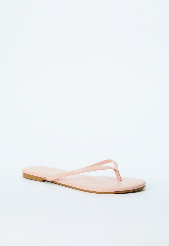 Layla Flat Thong Sandal Blush