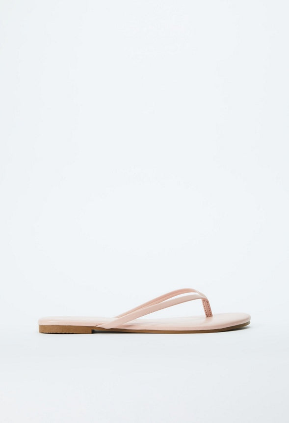 Layla Flat Thong Sandal Blush