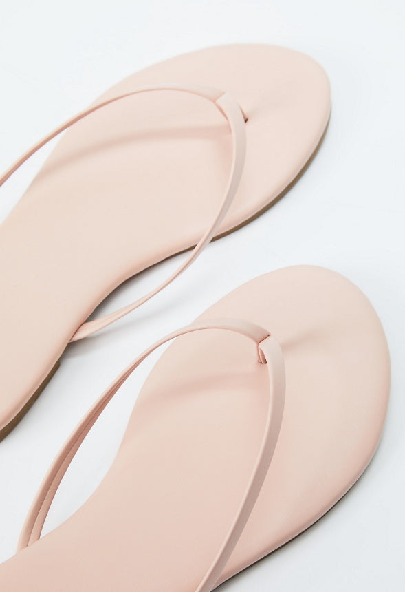 Layla Flat Thong Sandal Blush