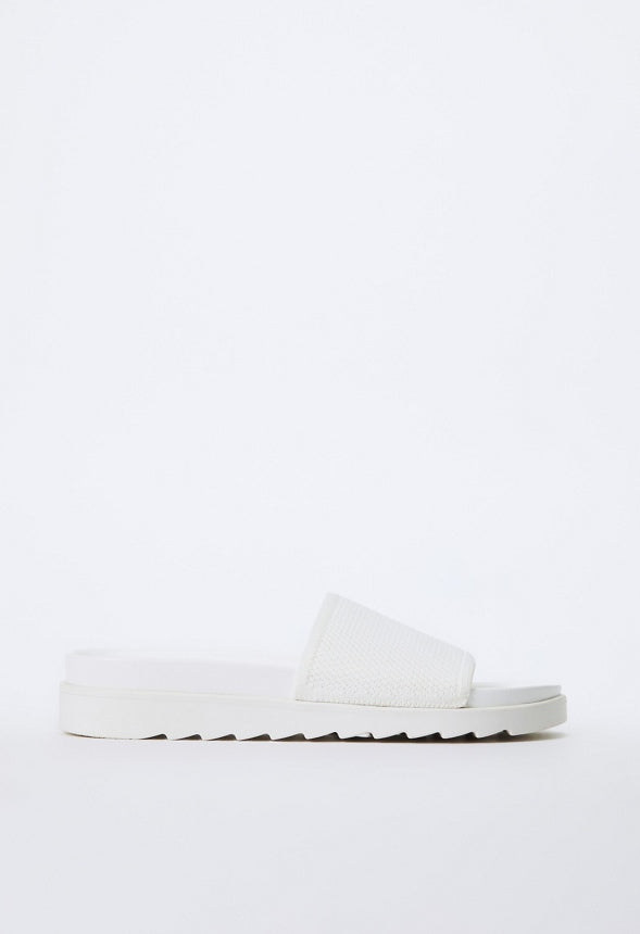 NELLIE SLIDE SANDAL Bright White