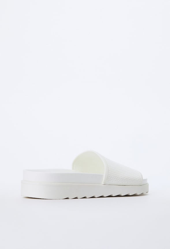 NELLIE SLIDE SANDAL Bright White