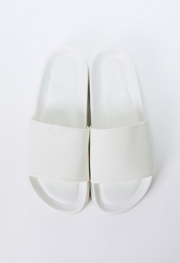NELLIE SLIDE SANDAL Bright White