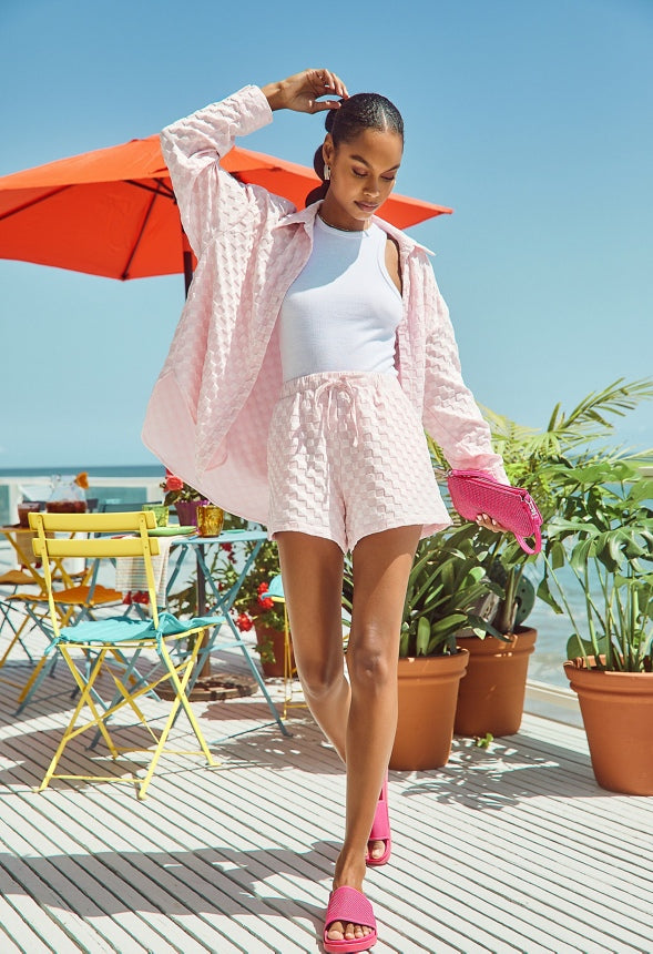 Nellie Slide Sandal Fuchsia