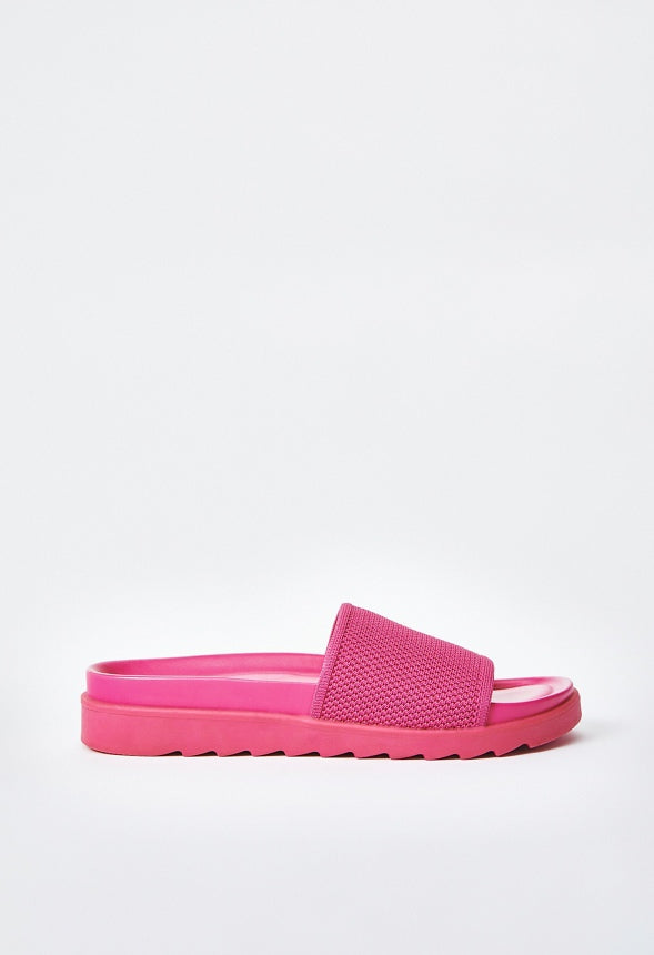 Nellie Slide Sandal Fuchsia