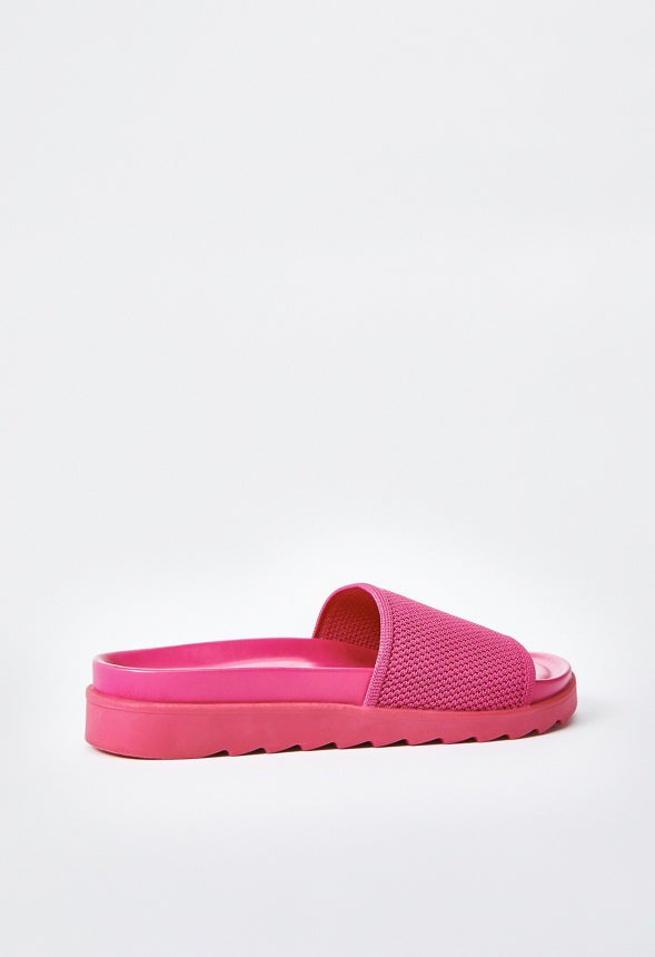 Nellie Slide Sandal Fuchsia