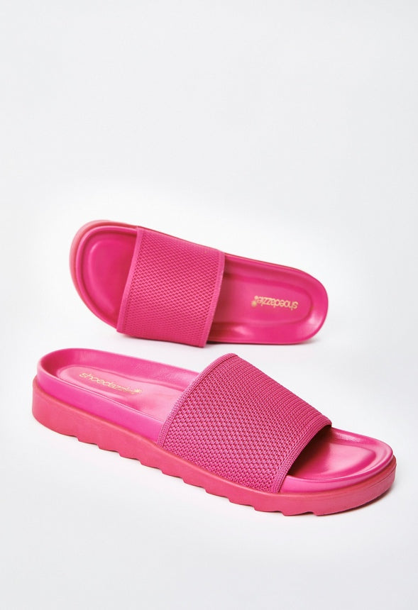 Nellie Slide Sandal Fuchsia