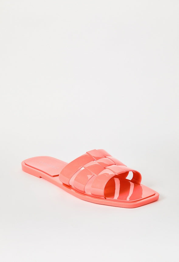 ISLA FLAT SLIDE SANDAL Fusion Coral