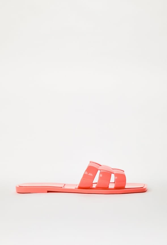 ISLA FLAT SLIDE SANDAL Fusion Coral