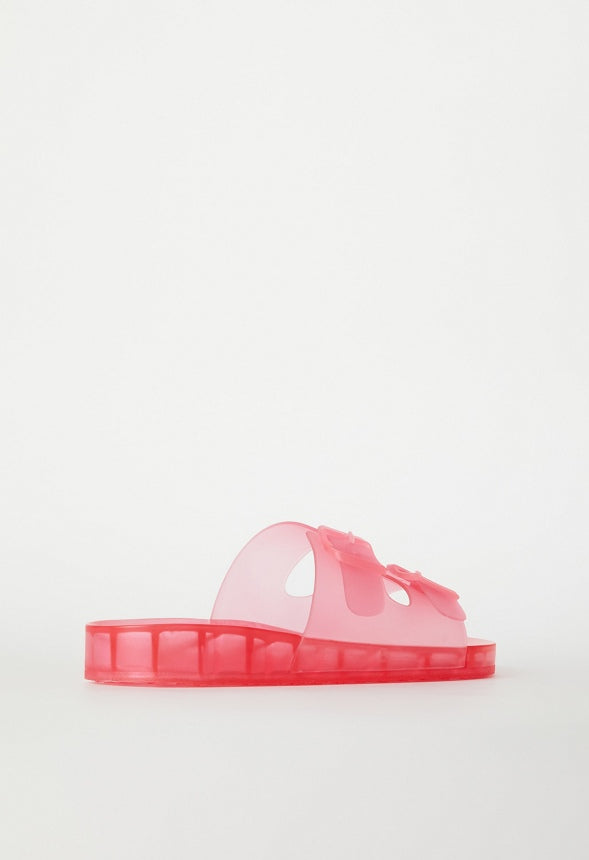 Sadie Flat Slide Sandal Blush