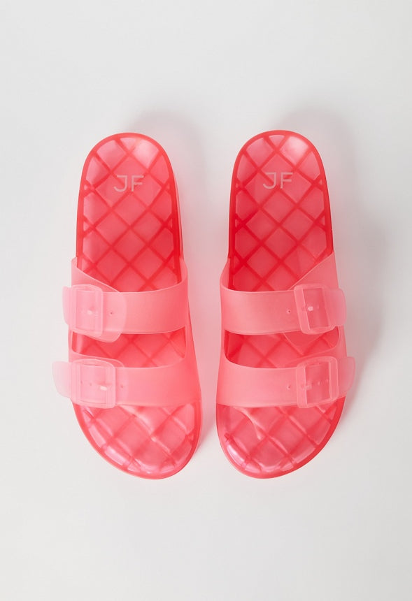 Sadie Flat Slide Sandal Blush