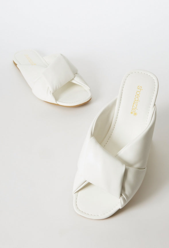 Tessa Slide Sandal Bright White