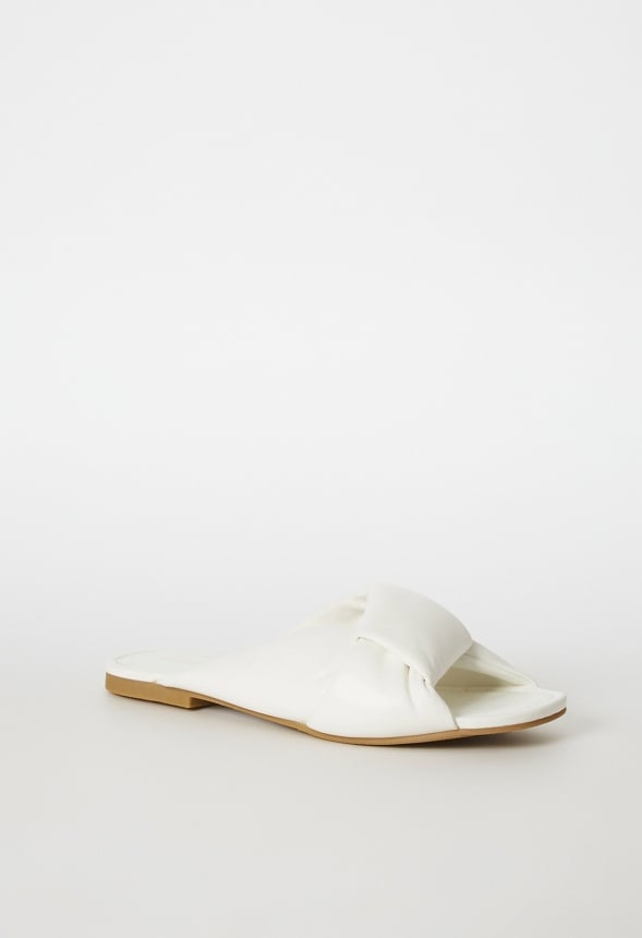 Tessa Slide Sandal Bright White