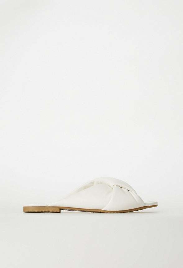 Tessa Slide Sandal Bright White