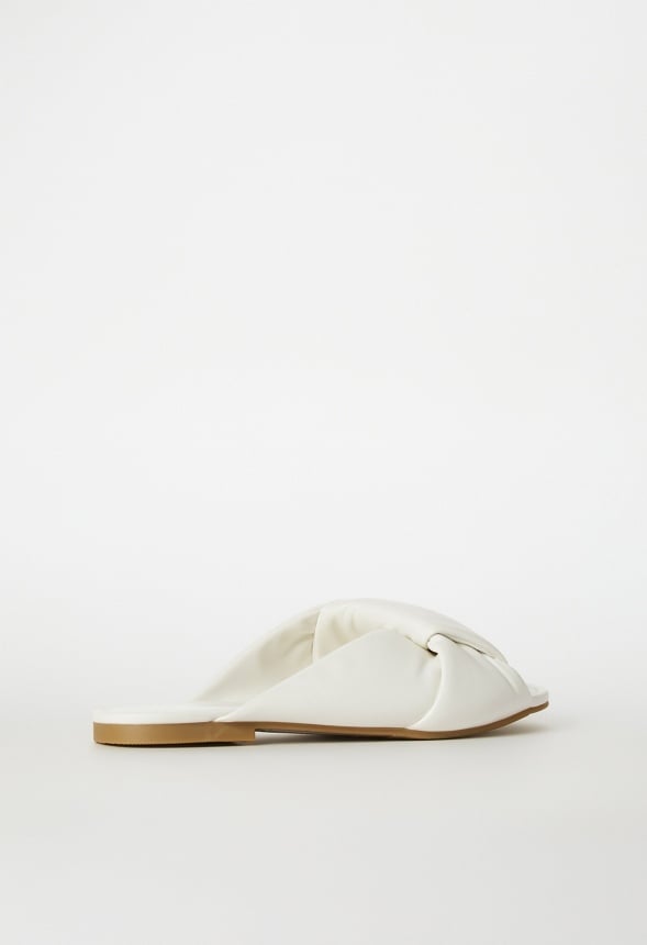 Tessa Slide Sandal Bright White