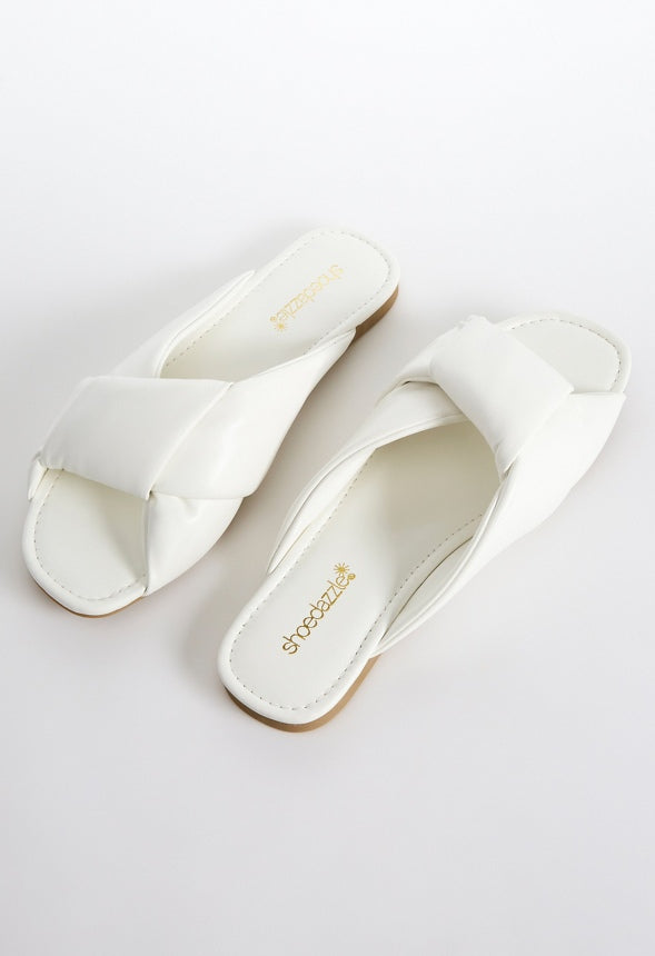 Tessa Slide Sandal Bright White