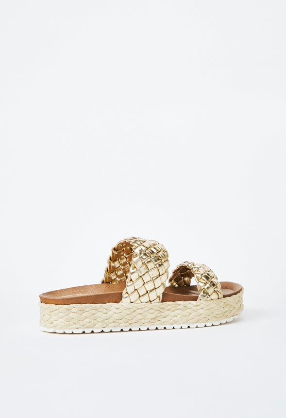 Catalina Slide Sandal Gold