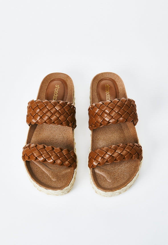 Catalina Slide Sandal Camel