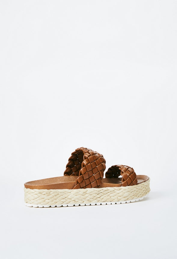 Catalina Slide Sandal Camel