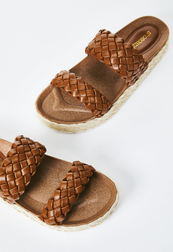 Catalina Slide Sandal Camel