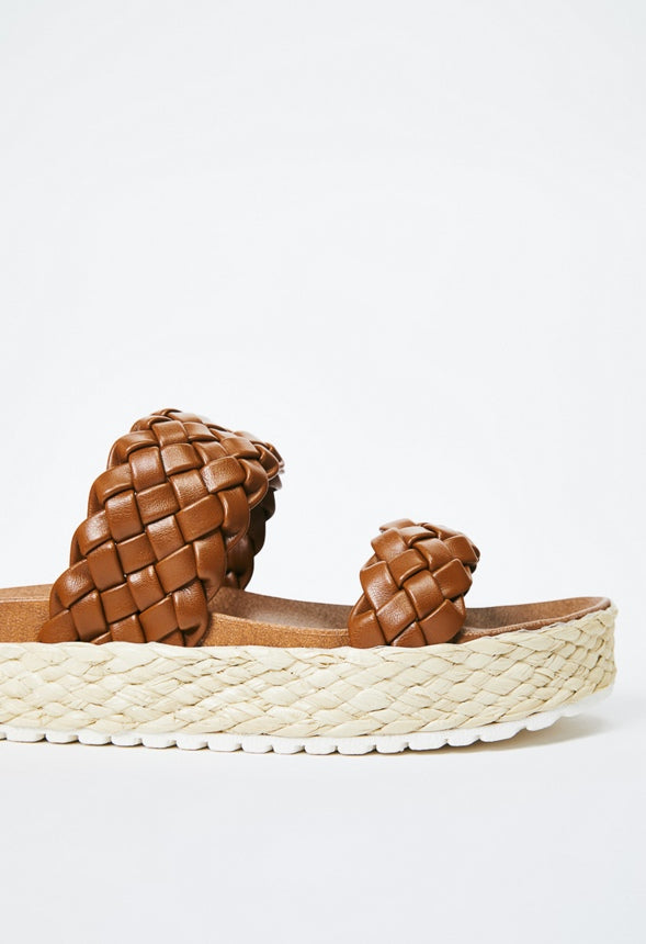 Catalina Slide Sandal Camel