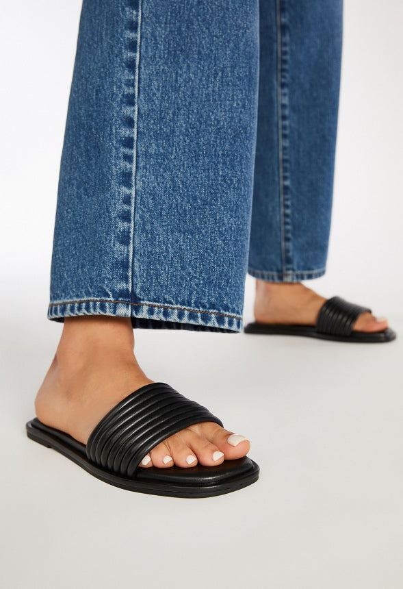 Talia Slide Sandal Black