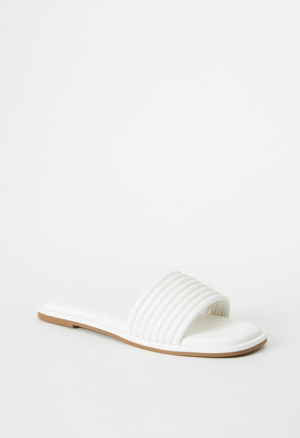 Talia Slide Sandal Bright White