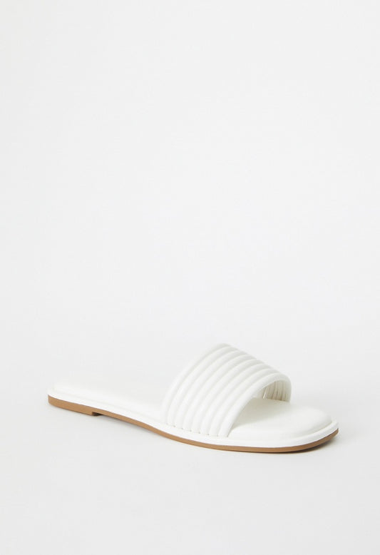 Talia Slide Sandal Bright White