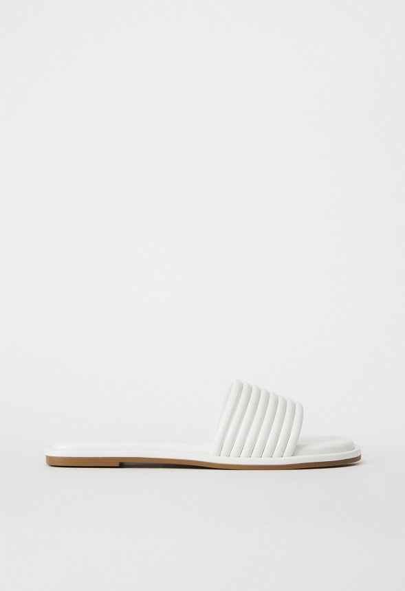 Talia Slide Sandal Bright White