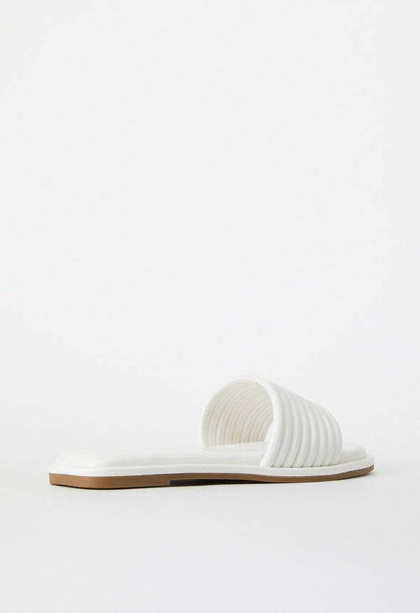 Talia Slide Sandal Bright White