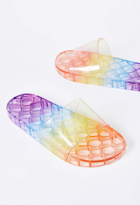 Allegra Slide Sandal Rainbow