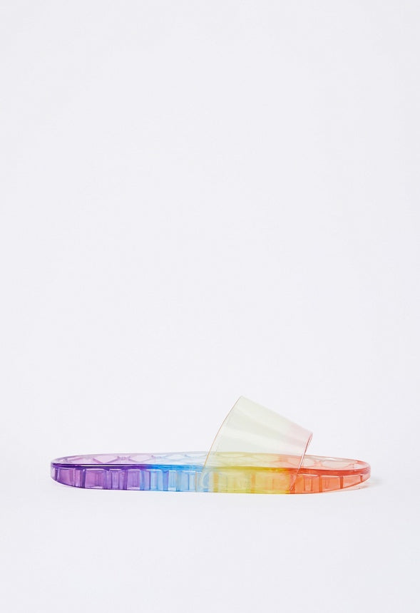 Allegra Slide Sandal Rainbow