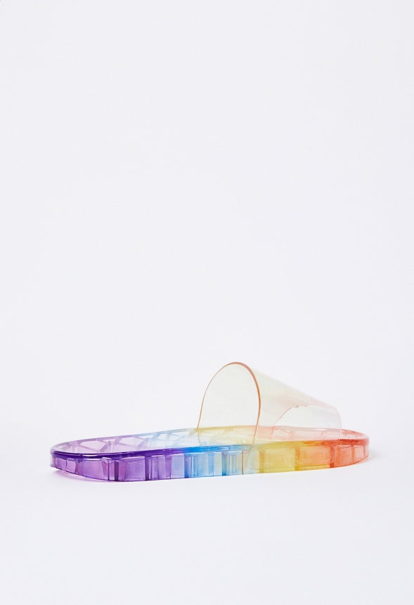 Allegra Slide Sandal Rainbow