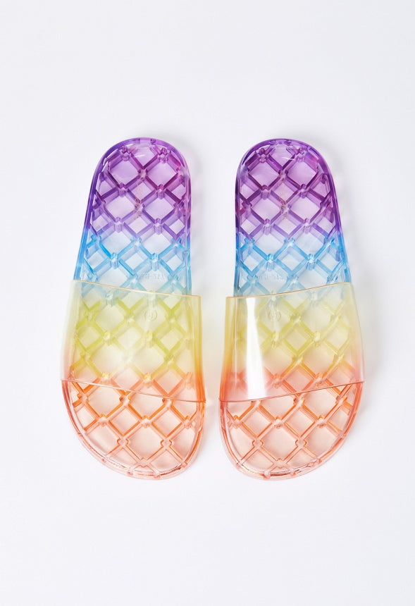 Allegra Slide Sandal Rainbow