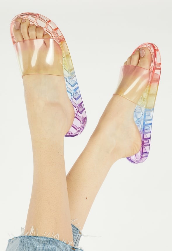 Allegra Slide Sandal Rainbow