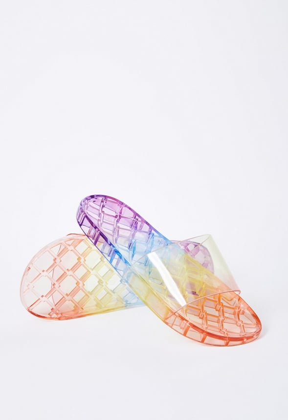 Allegra Slide Sandal Rainbow