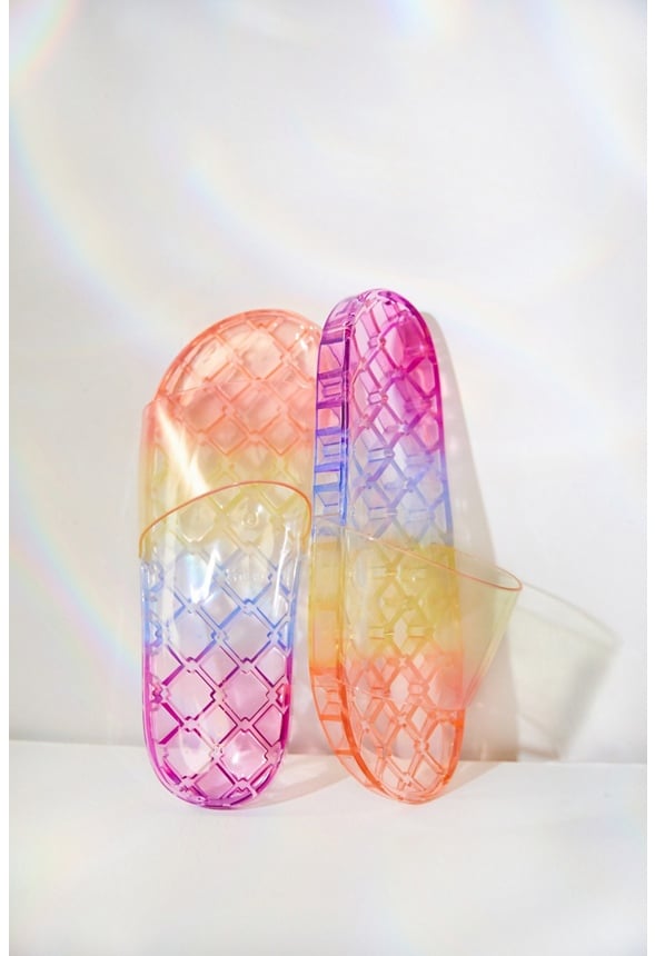 Allegra Slide Sandal Rainbow