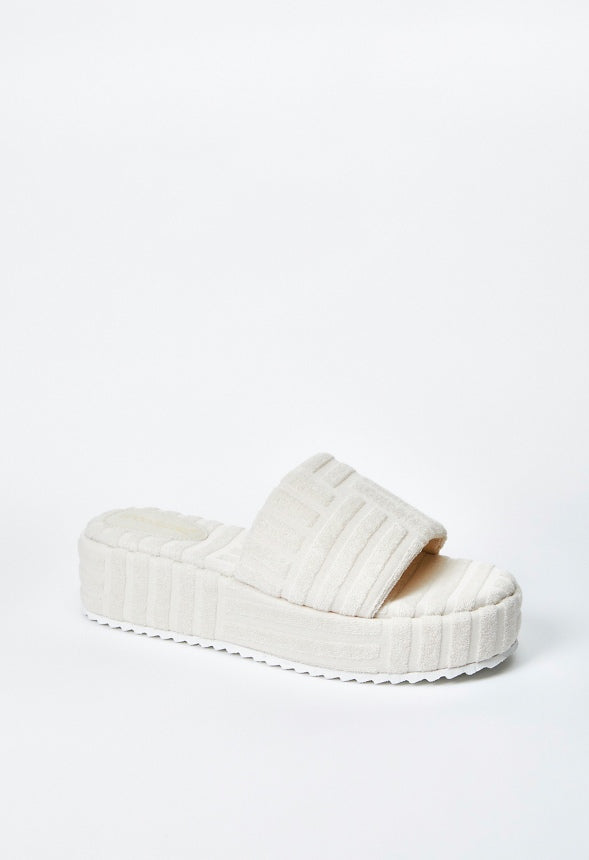 Gina Platform Slide Sandal Birch