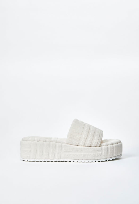 Gina Platform Slide Sandal Birch
