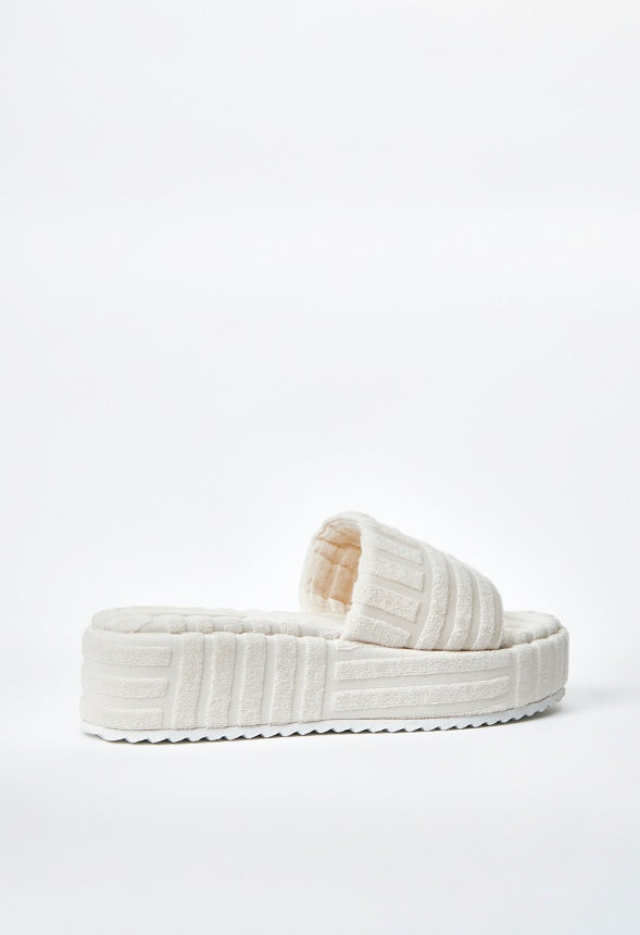 Gina Platform Slide Sandal Birch