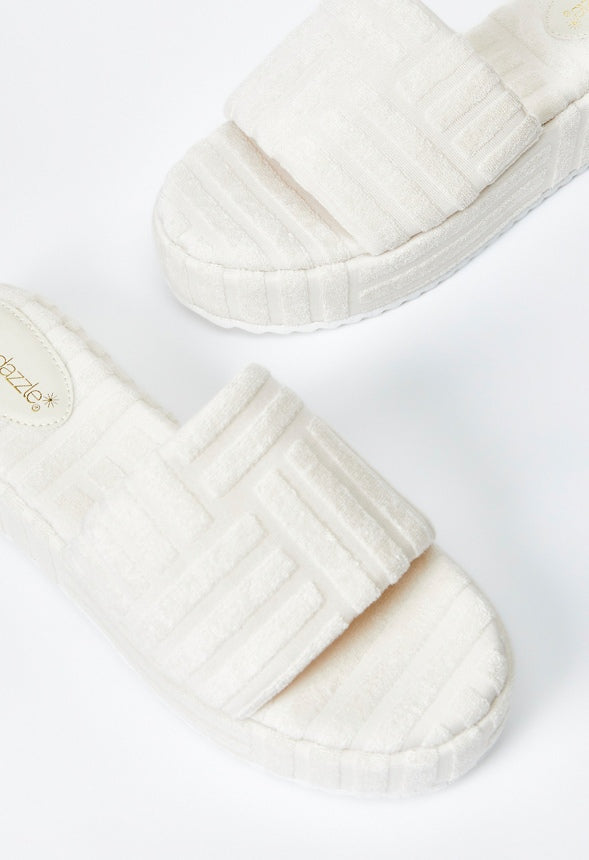 Gina Platform Slide Sandal Birch