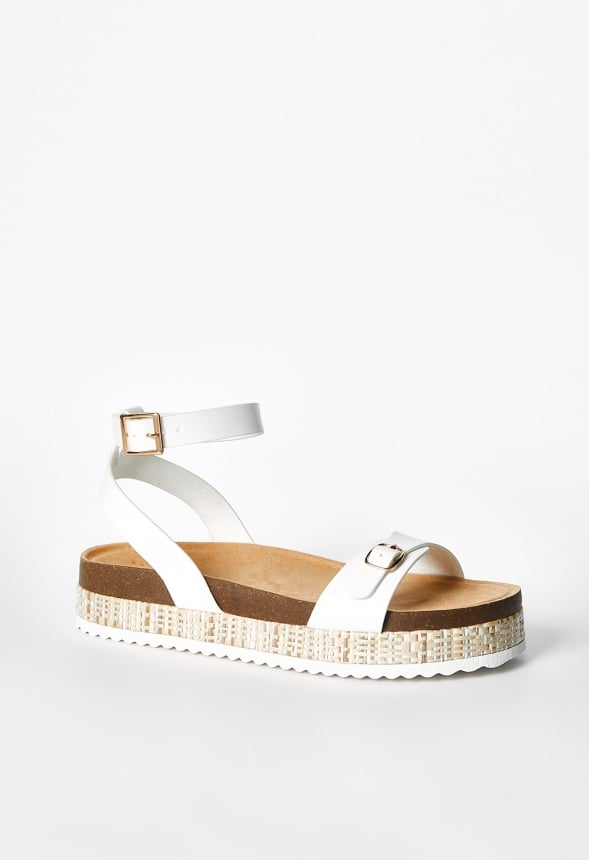 Havana Flat Sandal Bright White