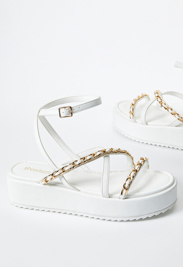 Kiara Platform Sandal Bright White
