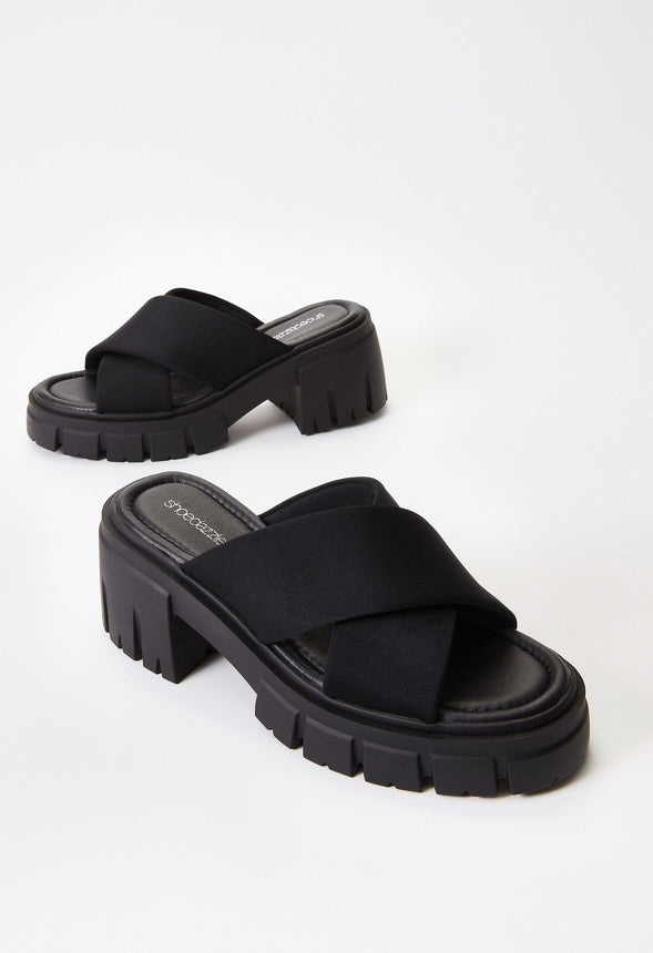 Sloane Lug Sole Sandal Black